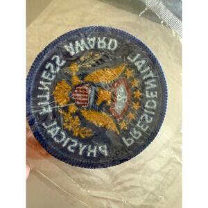 Presidential Physical Fitness Award Patch 2 Eagle‎ Shield Stars Blue